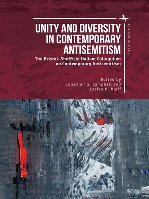 cover image of Unity and Diversity in Contemporary Antisemitism